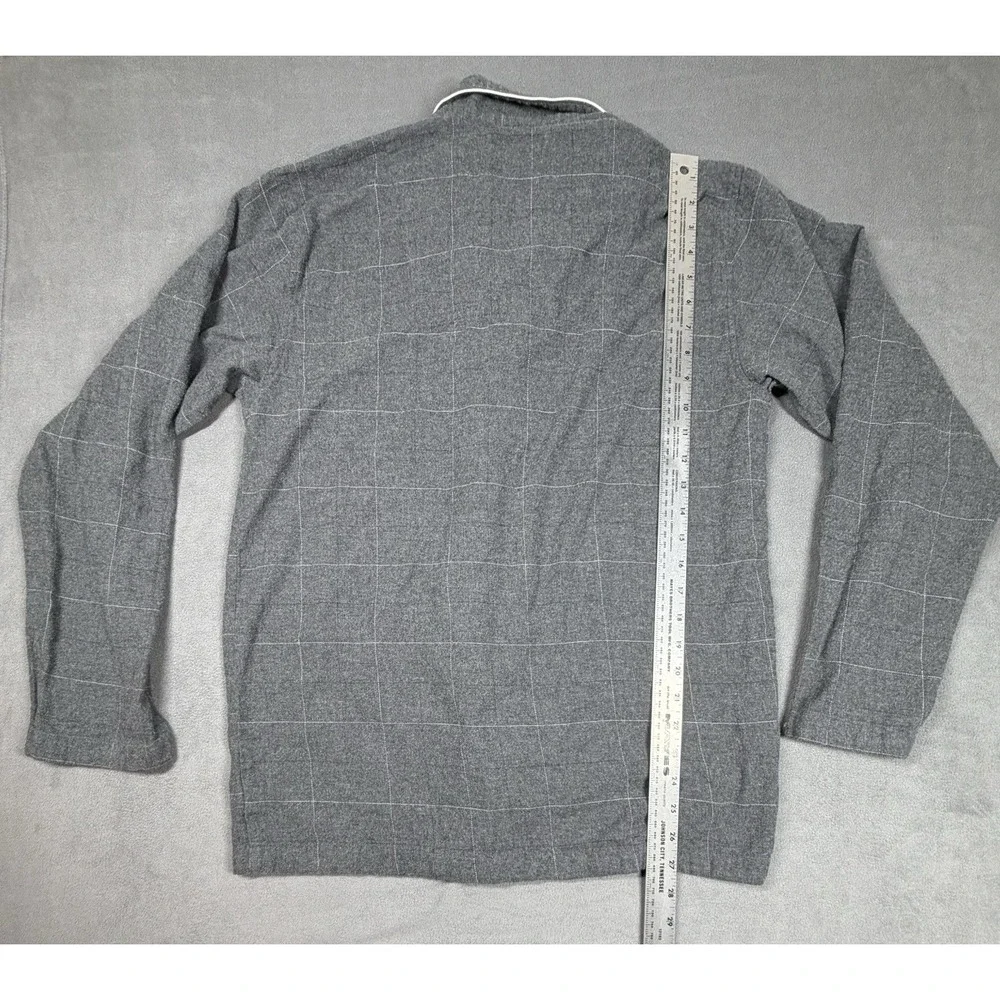 Polo Ralph Lauren Gray Pajama Top Mens Medium Sleepwear Long Sleeve Shirt